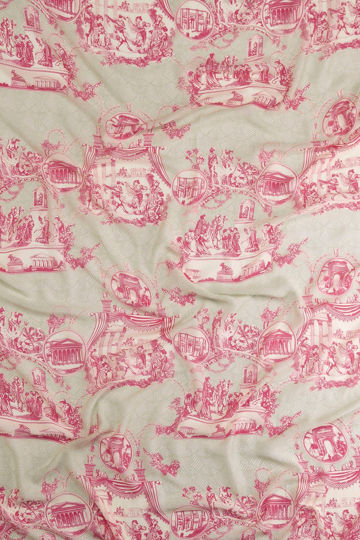 One Hundred Stars Ancient Columns Kimono Pink