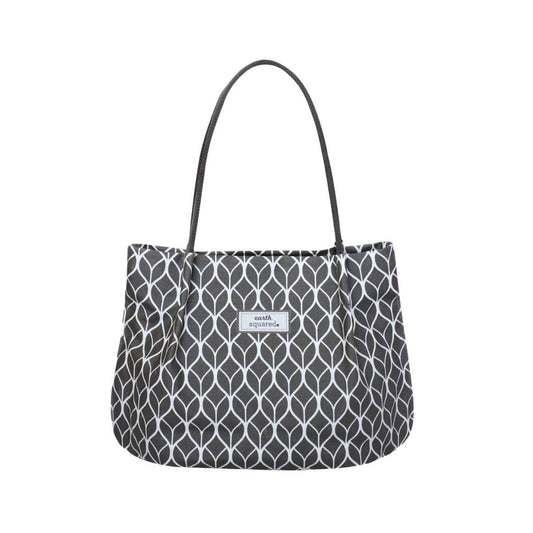 Earth Squared Grey Geometric Freya Bag