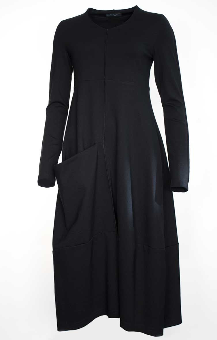 Neirami Nervature Dress Black