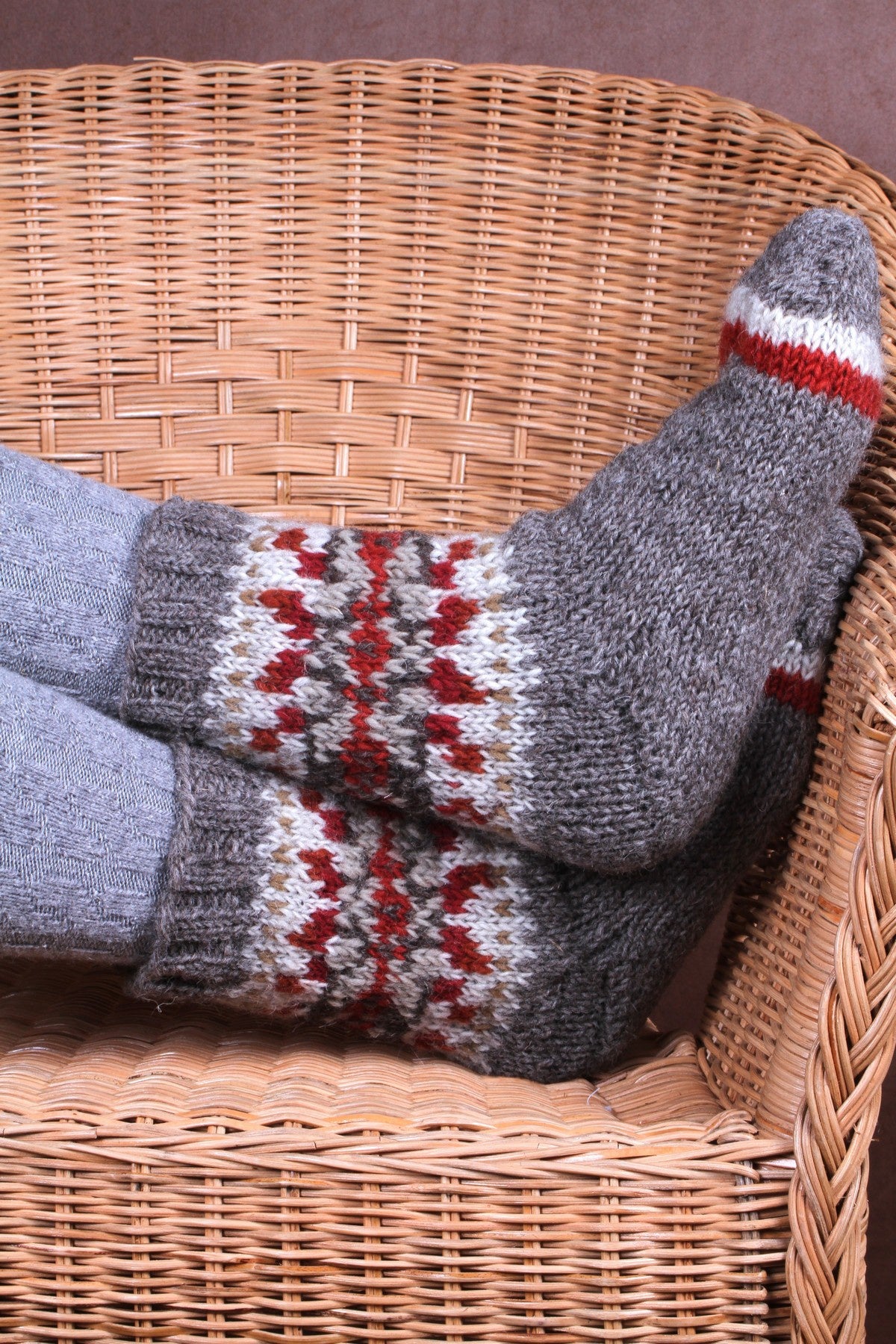 Pachamama Inishmore Sofa Socks Grey