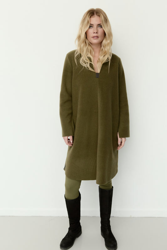 Fleece V Dress