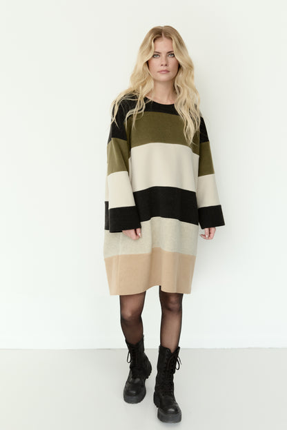 Mix Fleece Dress
