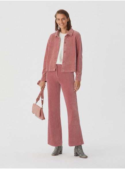Nice Things Elastic Corduroy Jacket Pink