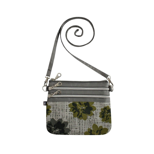 Earth Squared Autumnal Flower 3 Zip Bag