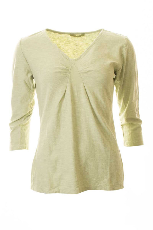 Cut Loose 3/4 Sleeve Tuck Front Top Absinthe