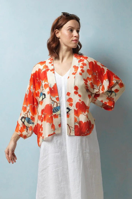 One Hundred Stars Acer Kimono Red