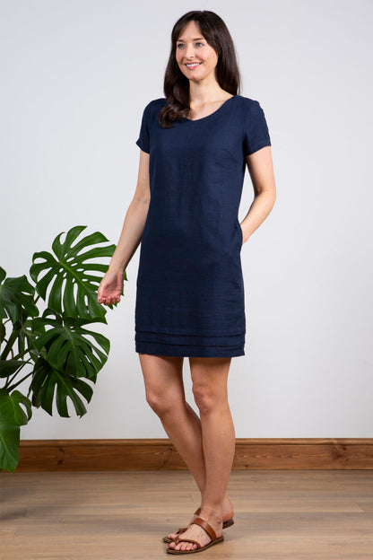 Lily and Me Navy Plain Shift Dress