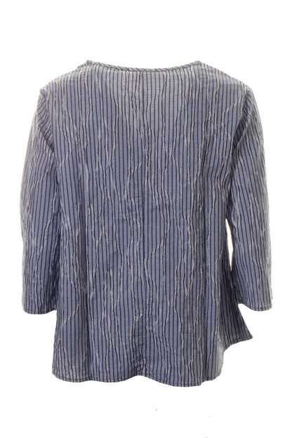 Cut Loose 3/4 Sleeve A-Line Top Crinkle Night