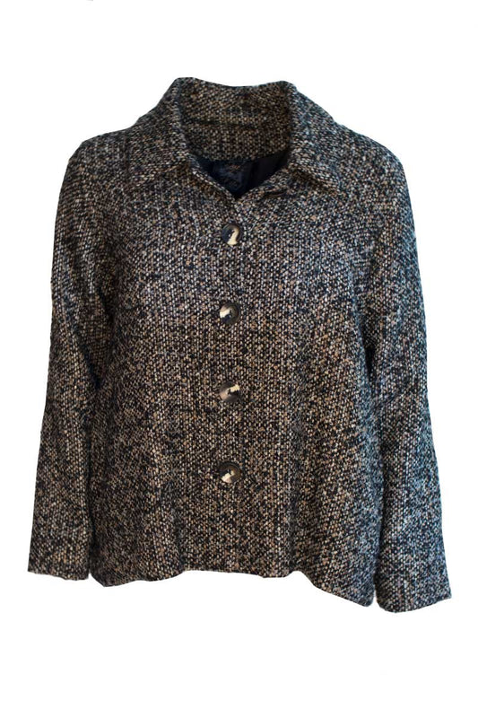 Out of Xile Italian Tweed Jacket Natural