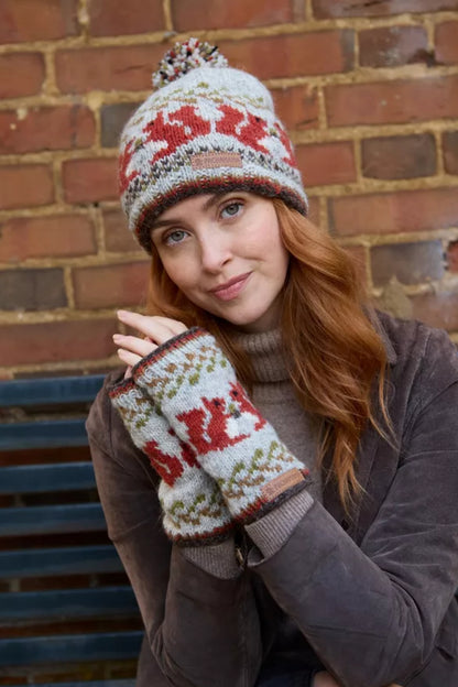 Squirrel Bobble Beanie