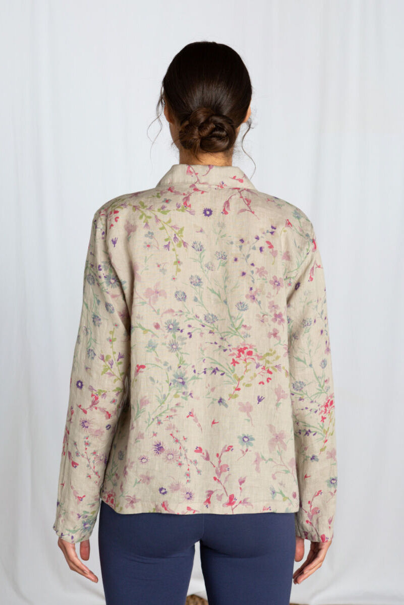 Cut Loose Aline Shirt Spring Bouquet Rye