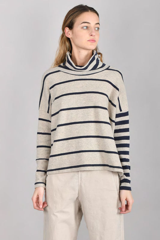 Mama B Monte Jumper Blue & Marmo