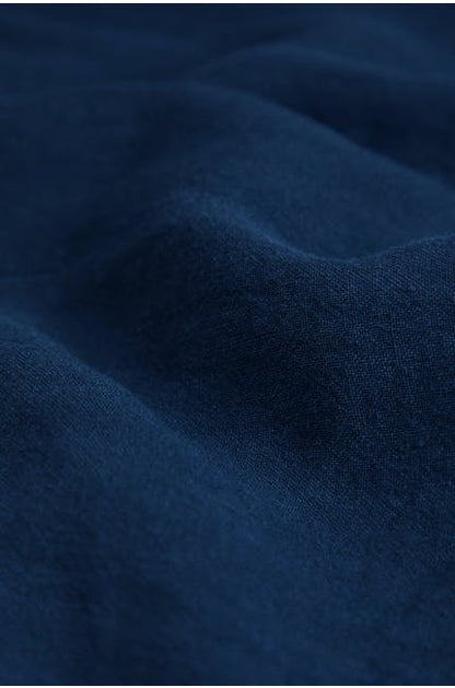 Sahara Textured Linen Slim Trouser Midnight