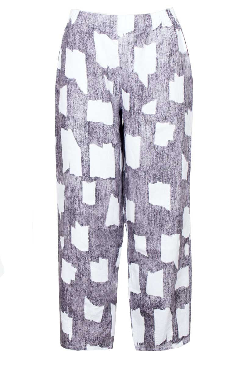 Grizas Grey Linen 3583 Trousers