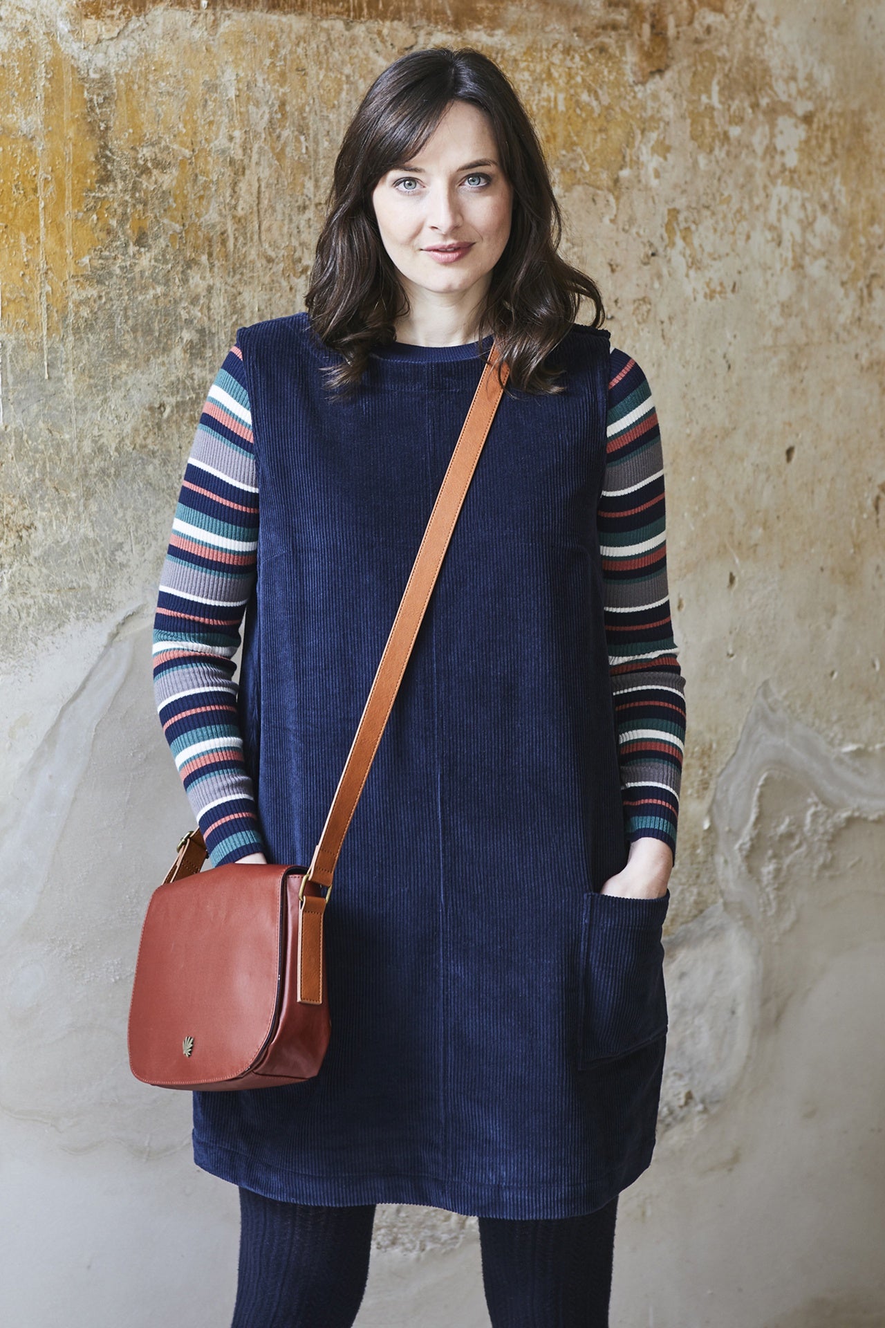 Lily and Me Stevie Dress Plain Navy