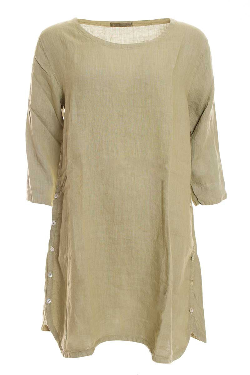 Cut Loose Palm Side Split Tunic 4207869