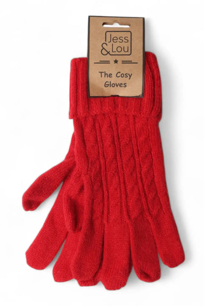 Cosy Cable Knit Gloves
