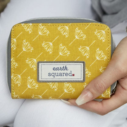 Earth Squared Yellow Dandelion Wallet