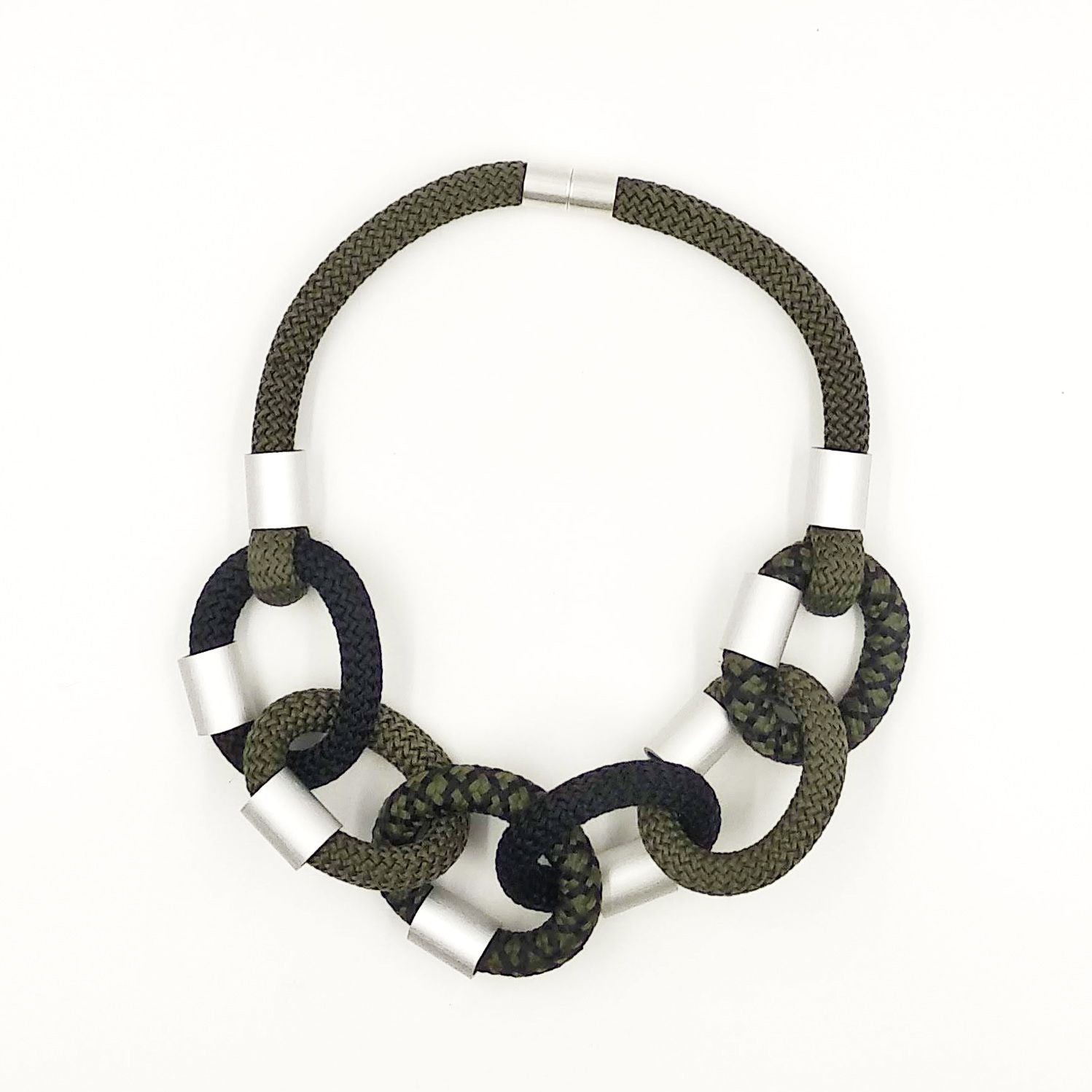 Christina Brampti Green Loop Necklace