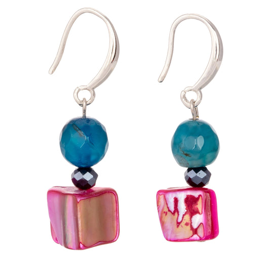 Shell Glass Earrings