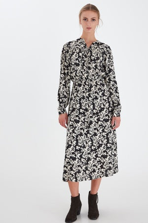 Ichi Anke Dress Black