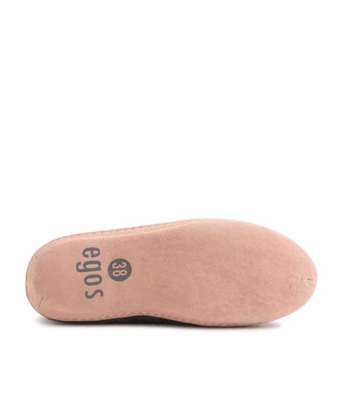 Egos Shoes Merino Wool Slipper Mustard