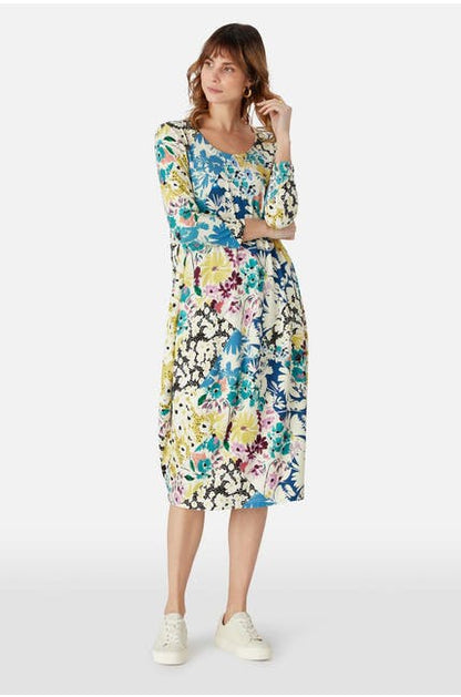 Sahara Floral Collage Bubble Dress