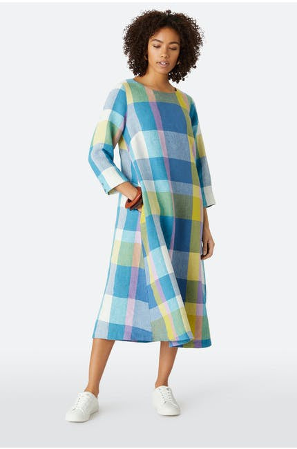 Sahara Madras Check Dress Multi