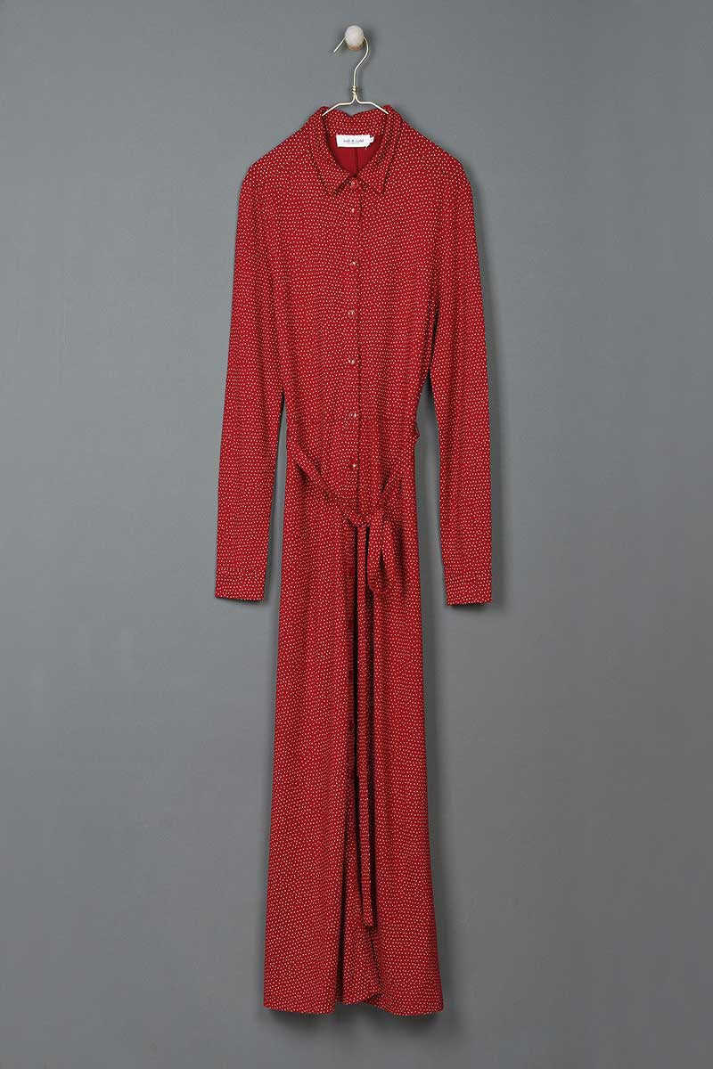 Indi & Cold Tricot Dress Vino