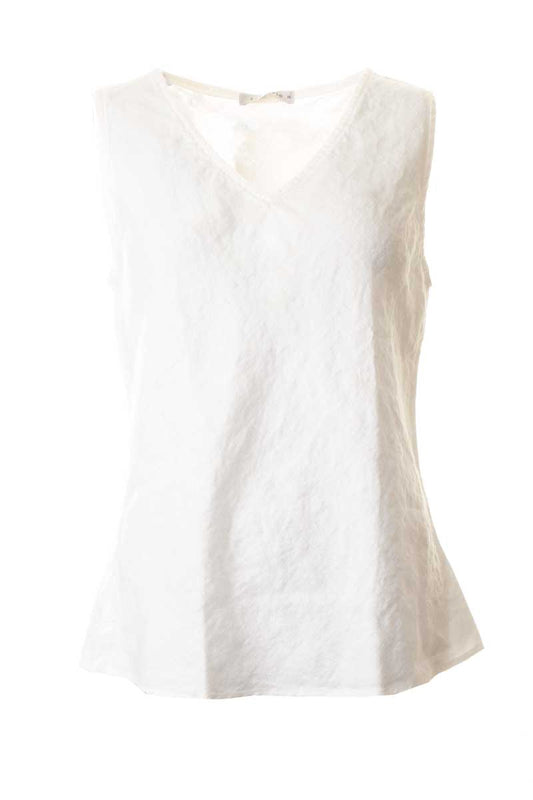 Cut Loose V-Neck Bias Tank Laundered
