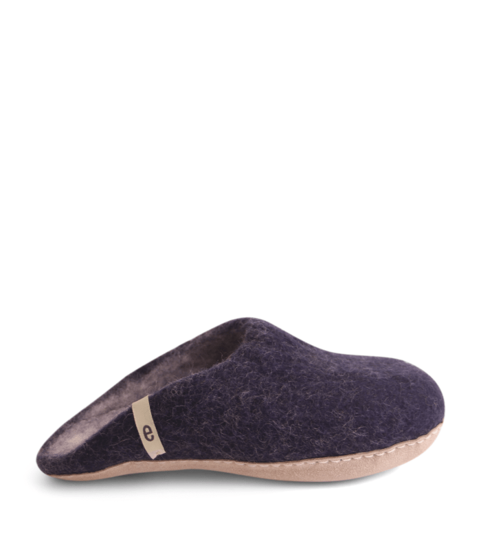 Egos Shoes Merino Wool Slipper Blue