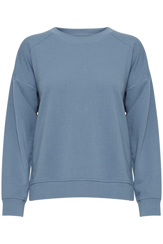 Ichi Janique Sweatshirt Coronet Blue
