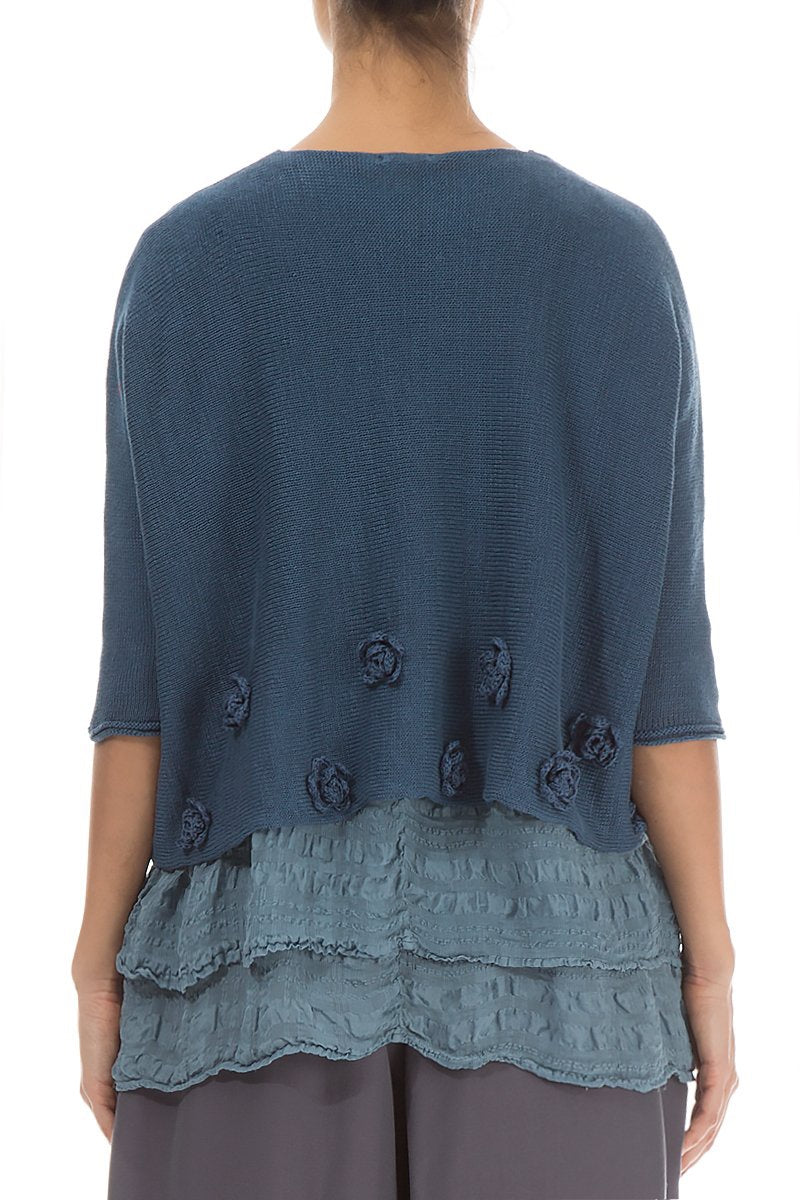 Grizas Sea Blue 6645 Flower Jumper