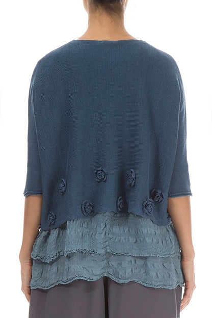 Grizas Sea Blue 6645 Flower Jumper