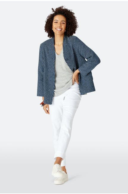 Sahara Aztec Jaquard Denim Jacket Midnight