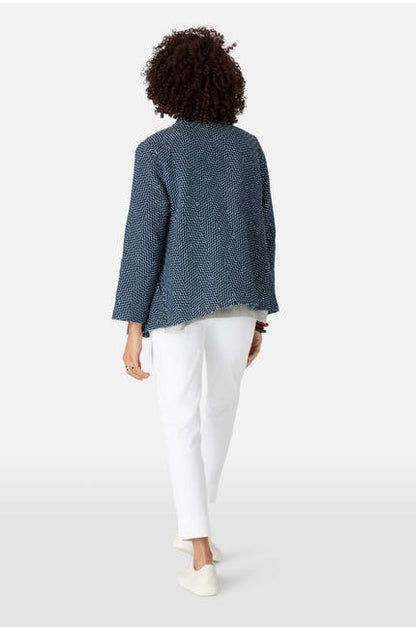 Sahara Aztec Jaquard Denim Jacket Midnight