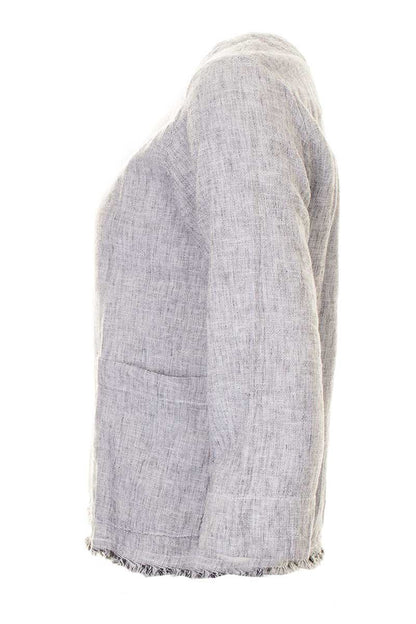 Cut Loose 3/4 Shell Cross Hatch Top Laundered