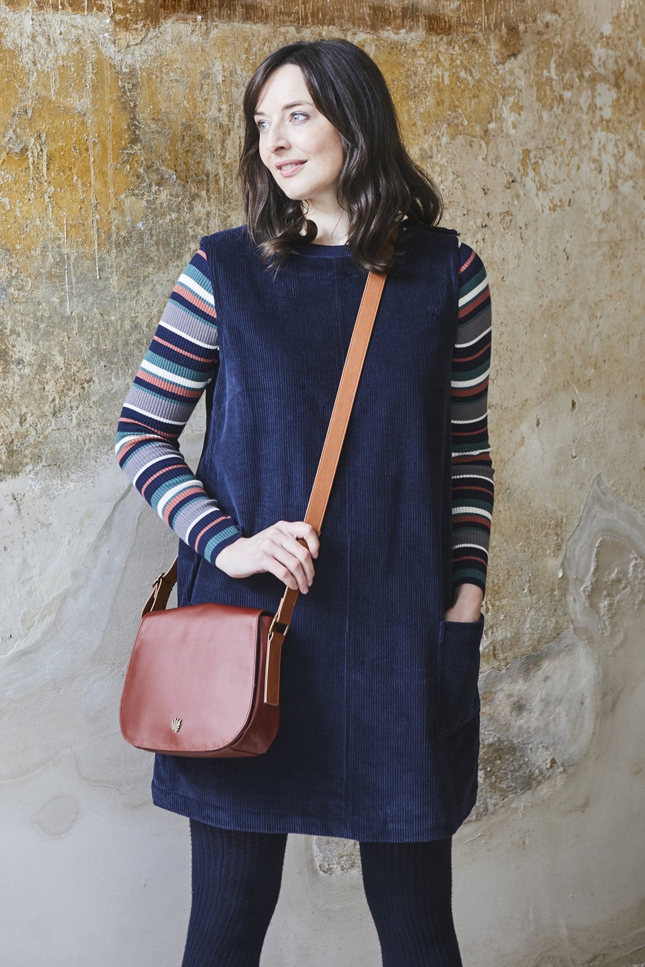 Lily and Me Stevie Dress Plain Navy