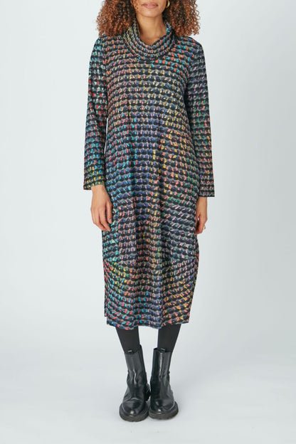 Sahara Multi Confetti Dress Black