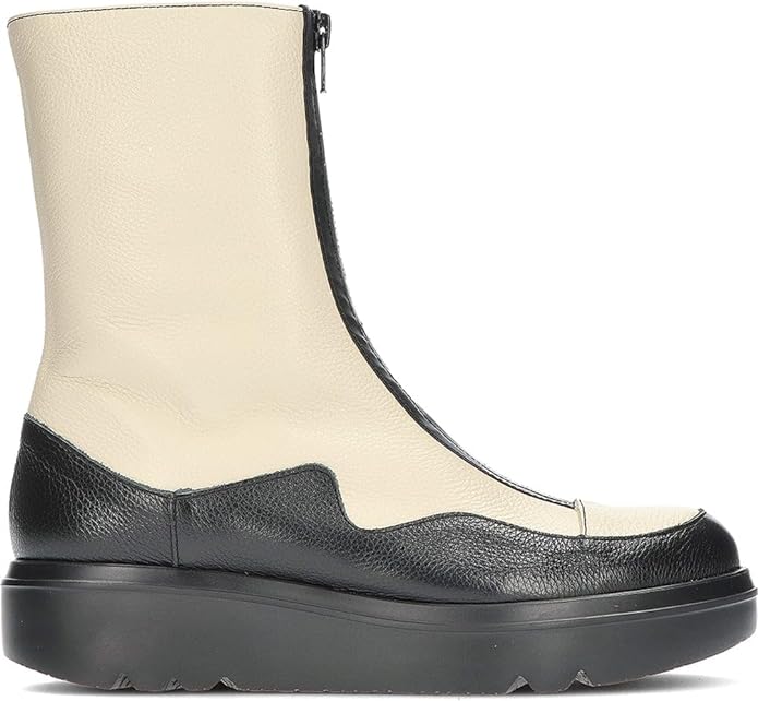 Wonders Wave Zip Up Boot Cream Cream