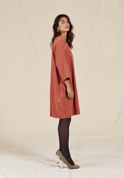 Two Danes Camilla Dress Terracotta