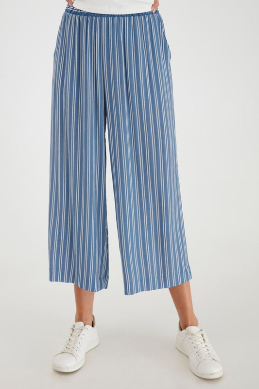 Ichi Marrakech Pants Coronet Blue