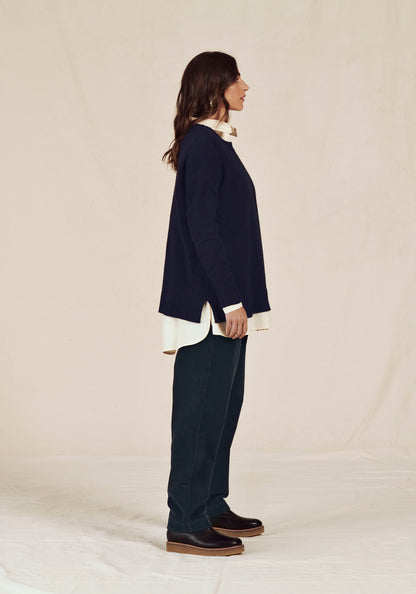 Two Danes Caro Trousers Pilot Blue