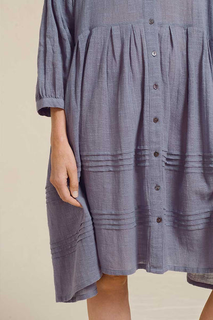 Two Danes Gili Dress Blue Granite