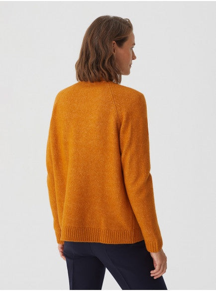 Nice Things Recycled Cardigan Ochre