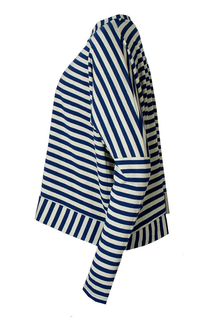 Neirami Long Sleeved Boxy Top Seagrass