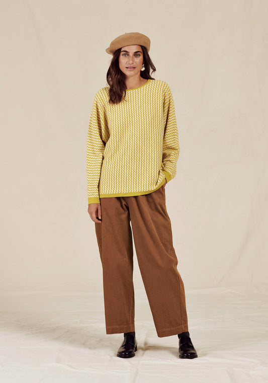 Two Danes Agatha Jumper Citrus Cream