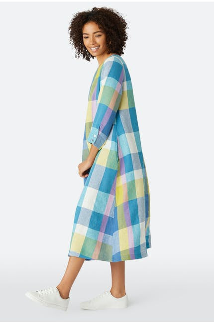 Sahara Madras Check Dress Multi