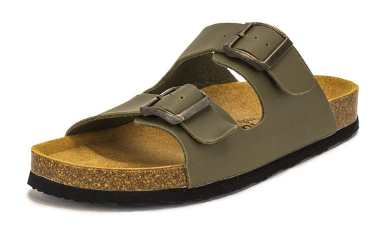 Natural World Olimpo Sandal Khaki Green