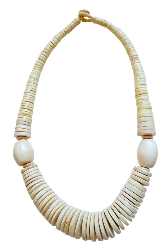 Oval Coco Disc Necklace
